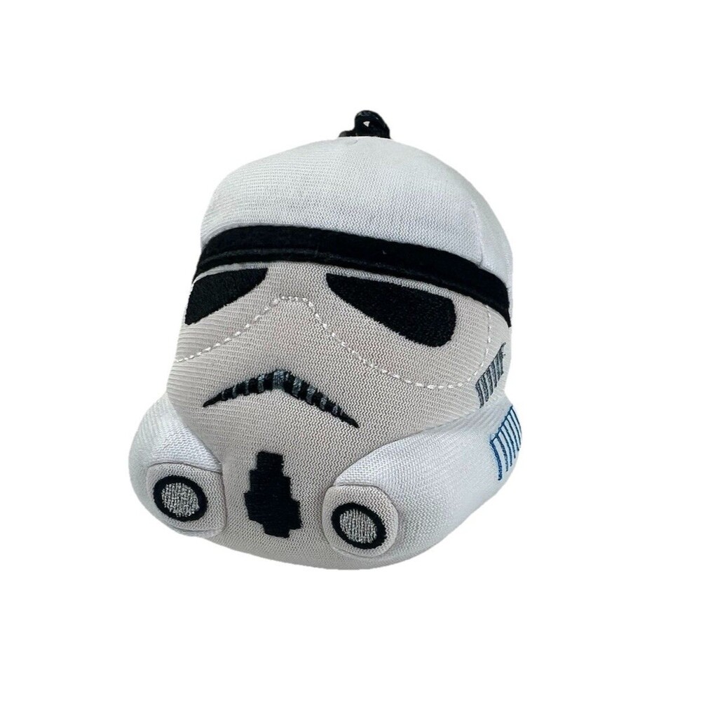 Star Wars Plush Storm Trooper Bag Clip With Zippered Pocket Bag Charm 4” Gift